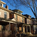 A row of Denver Squares in the City Park neighborhood.